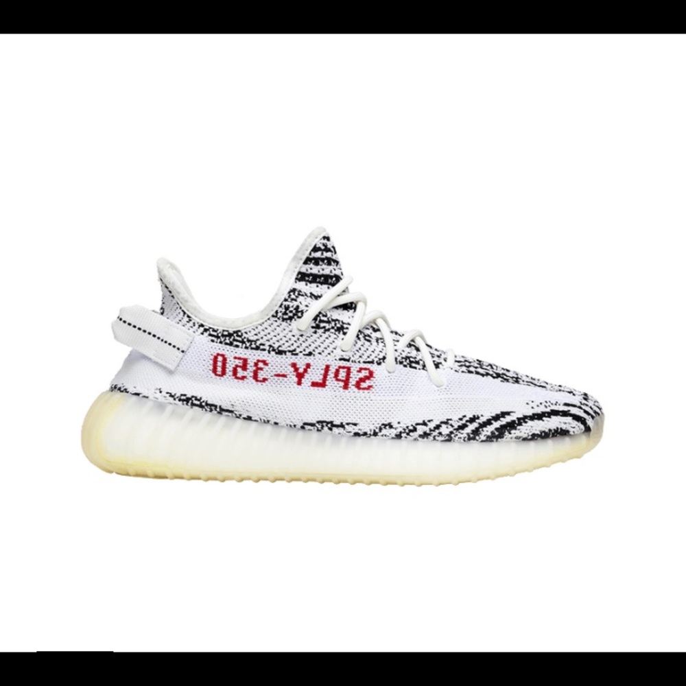 Adidas men zebra yeezys . Brand new!